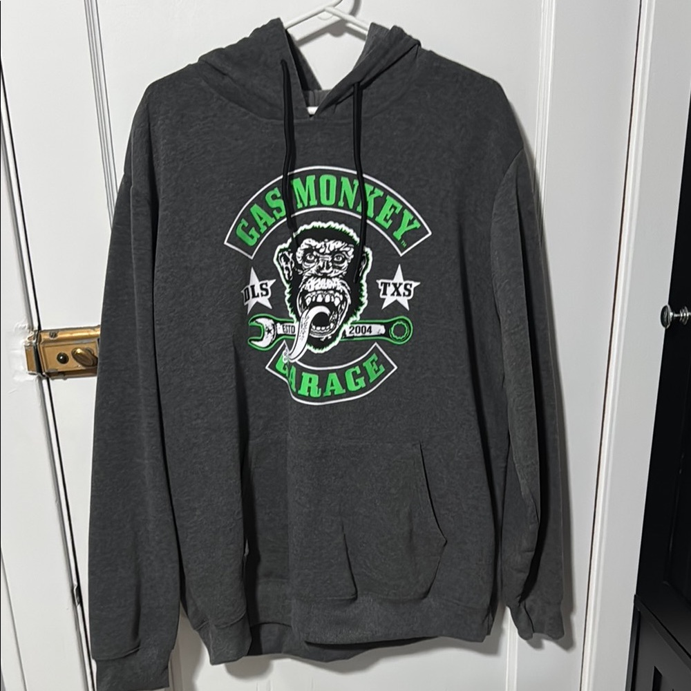 Gray Hoodie gas monkey